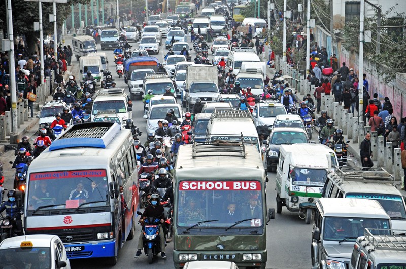 उपत्यकाको सवारी जाम अन्त्य गर्न समिति गठन