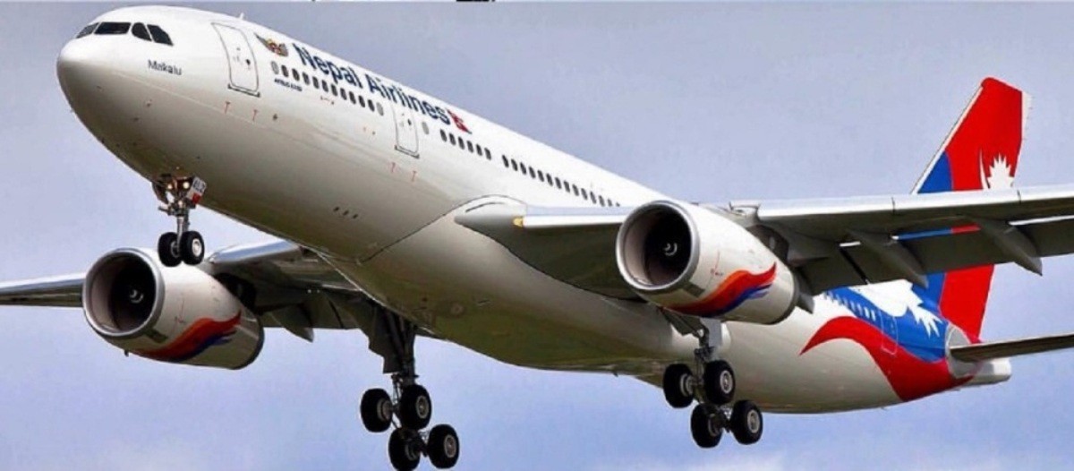 स्वास्थ्य सामग्री ल्याउन नेपाल एयरलाइन्सका दुई वाइडबडी आज चीन प्रस्तान गर्दै