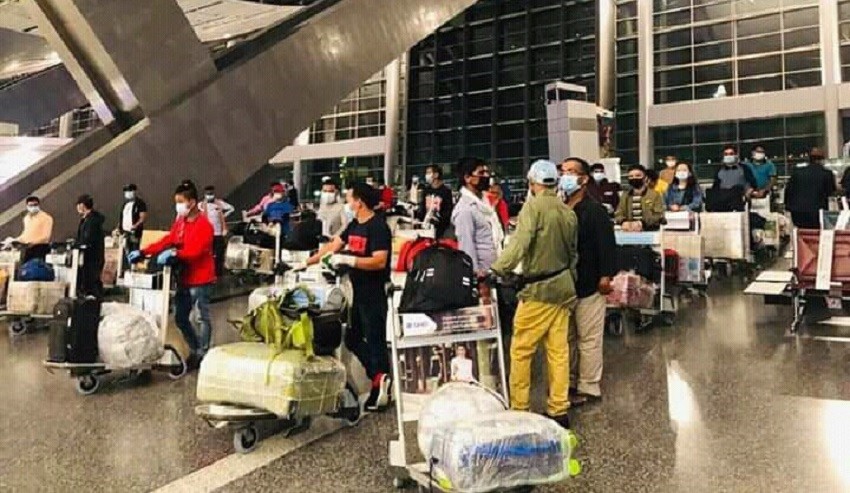 कतारमा अलपत्र १५१ जना नेपाली फर्किए