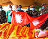 राष्ट्रिय सम्मानका साथ राष्ट्रकवि घिमिरेको अन्तिम विदाई, सेनाद्वारा सलामी