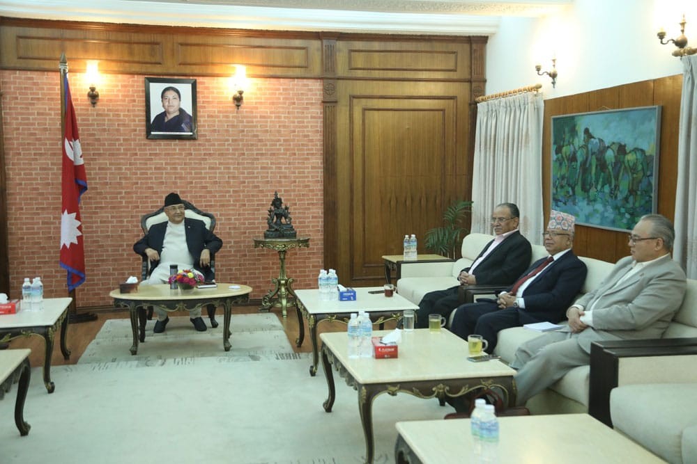 बालुवाटारमा नेकपा सचिवालय बैठक जारी