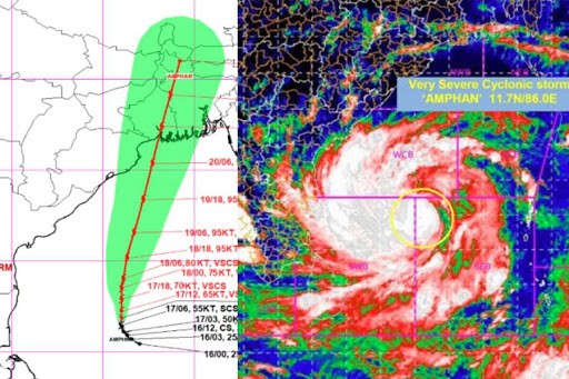 शक्तिशाली तुफानका कारण भारतमा भारी वर्षा र तीब्र आधि