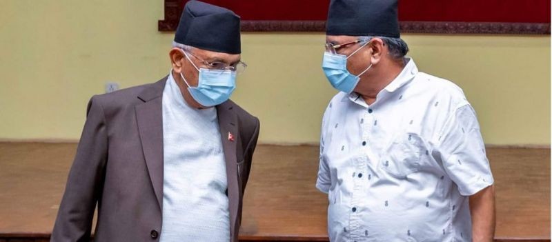 नेकपाको सचिवालयमा ओलीको जवाफी प्रस्ताव पेश