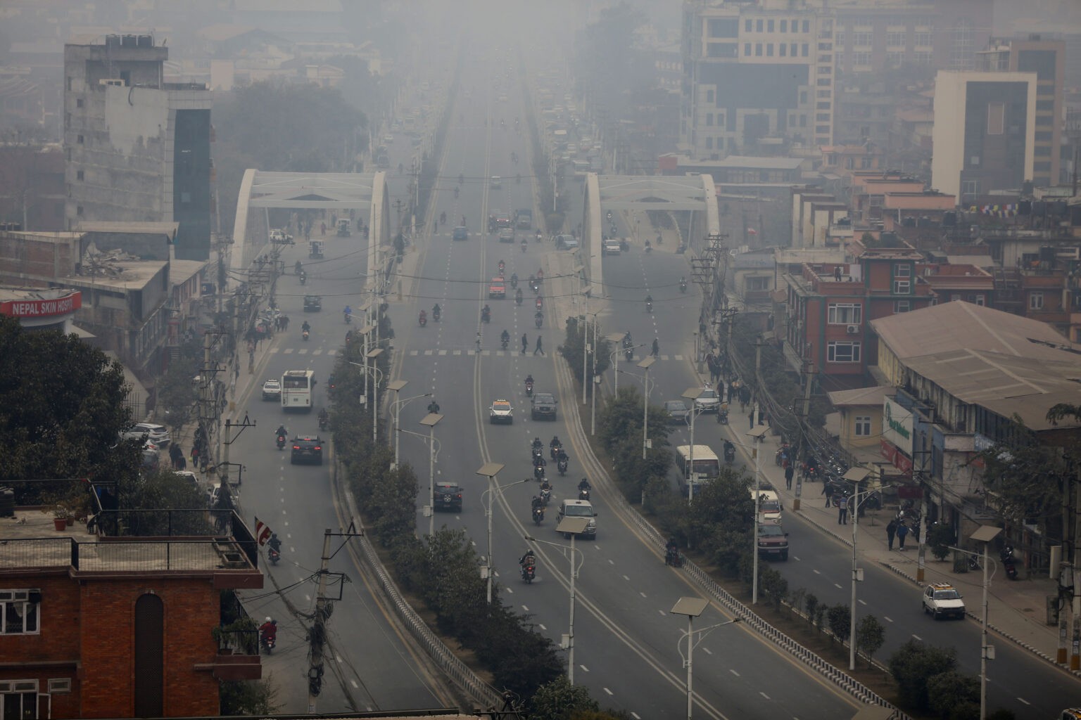 काठमाडौँको प्रदूषण अझै अस्वस्थ