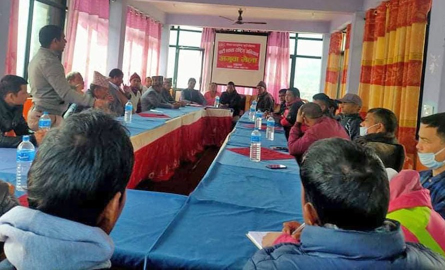 नेकपा एकताका लागि दबाव दिन प्युठानमा १०१ सदस्यीय कमिटी गठन