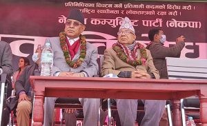 संसद विघटन भएको होइन,ओलीे सरकार विघटन भएको हो : प्रचण्ड