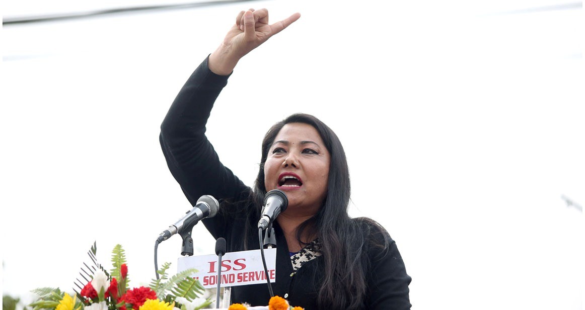 रामकुमारी झाँक्रीलाई रिहा गर्न प्रचण्ड–माधव समूहको माग