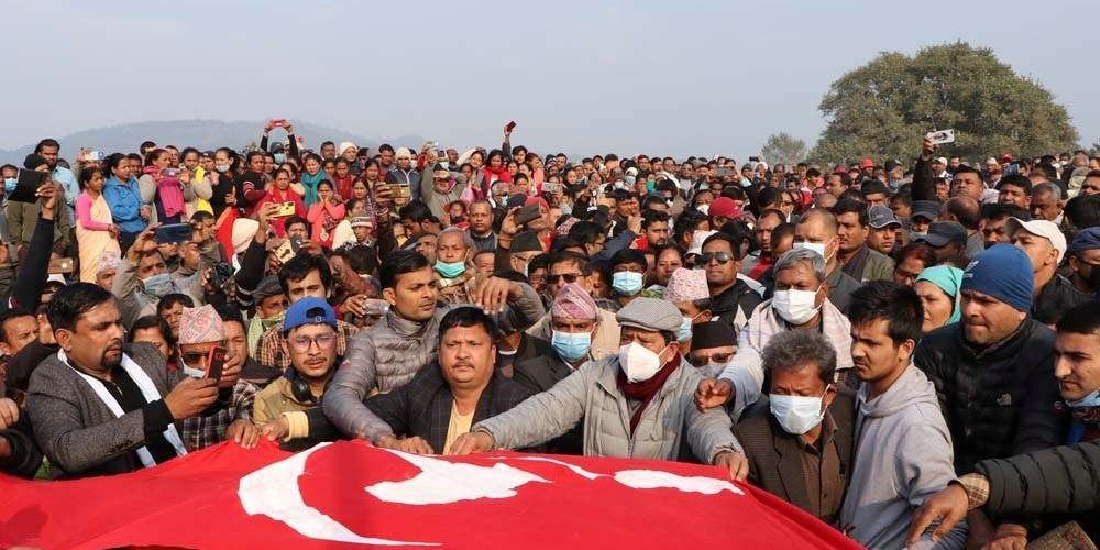 हजारबिघामा आज नेता वाग्लेको श्रद्धाञ्जली सभा, प्रचण्ड-नेपालले सम्बोधन गर्दै