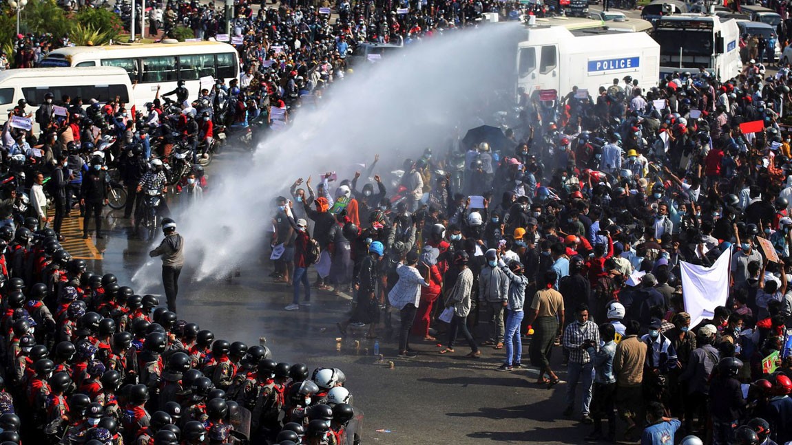 म्यानमारमा आन्दोलन जारी, १८ प्रदर्शनकारी मारिए