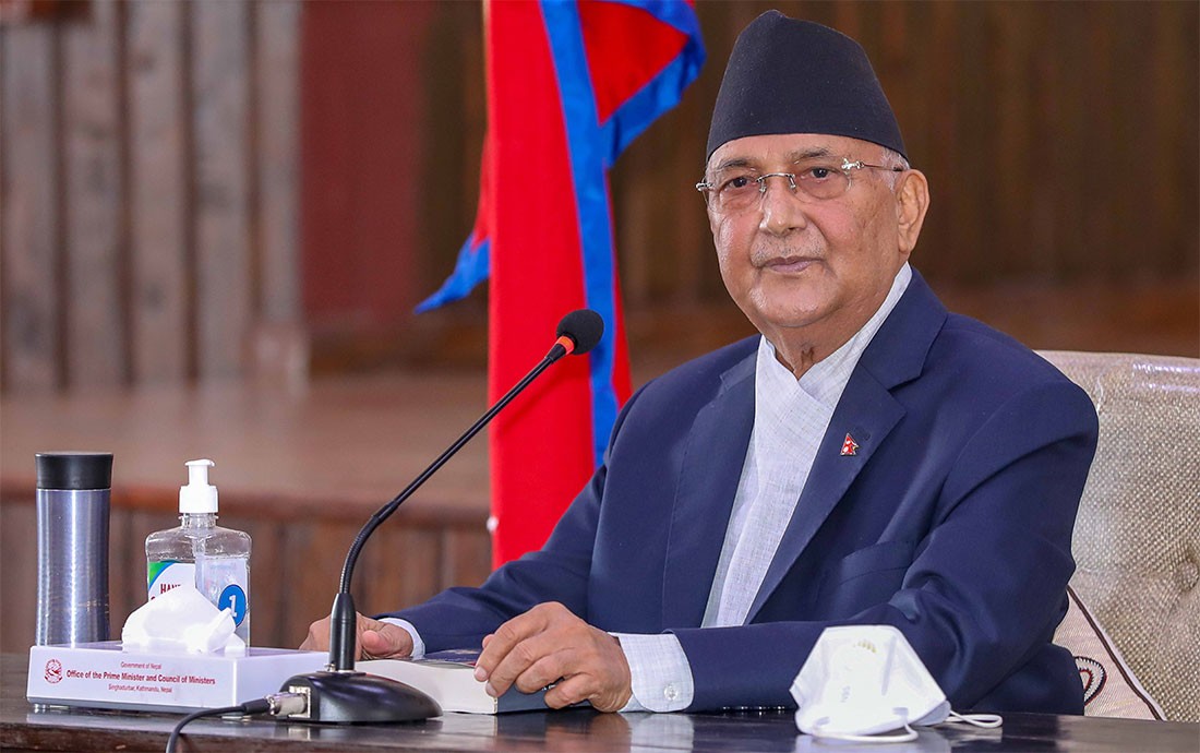 ओलीले बोलाए महाधिवेशन आयोजक कमिटीको आकस्मिक बैठक