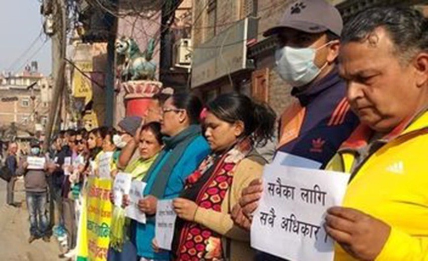 आज अन्तर्राष्ट्रिय जातीय विभेद उन्मूलन दिवस : शान्ति समाजद्धारा काठमाडौंमा प्रदर्शन
