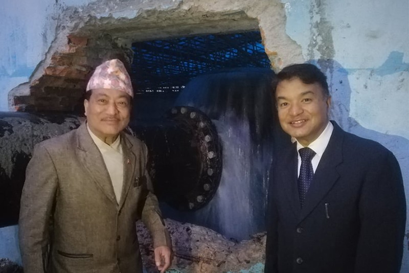 मेलम्चीको पानी बाइसधारामा खसालियो