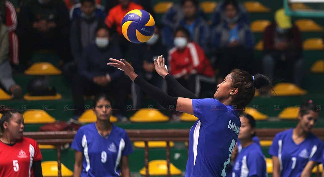 राष्ट्रिय महिला तथा पुरुष भलिबल टोली बङ्गलादेश प्रस्थान