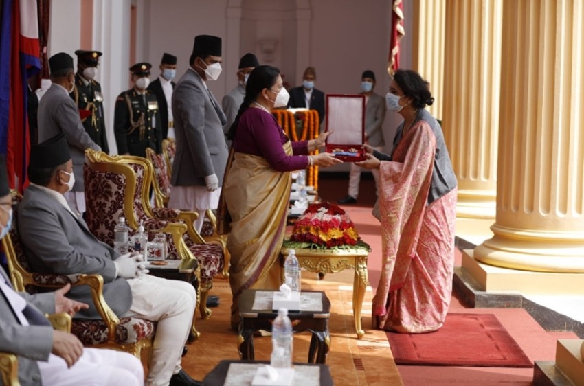 माइतीघरमा प्रदर्शन– ‘लिपुलेक र कालापानीसहितको चुच्चे नक्सा खोई ?’