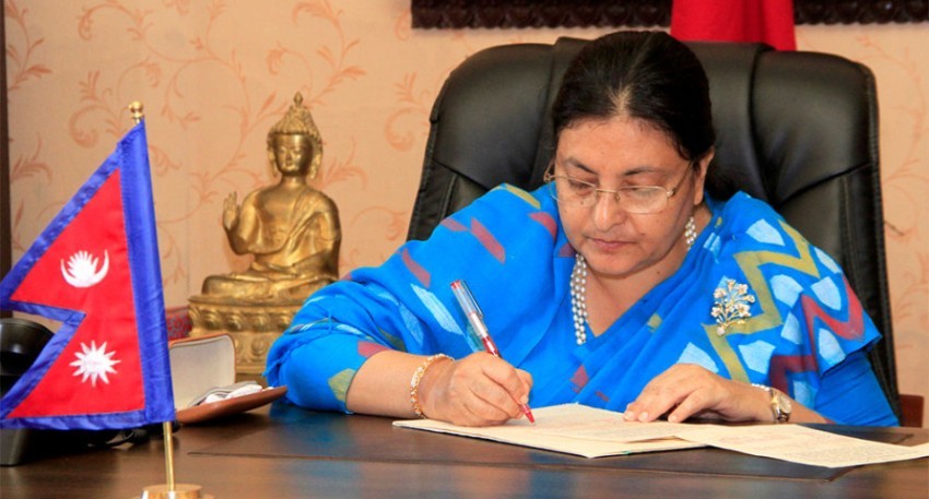 राष्ट्रपतिद्वारा संसद्को हिउँदे अधिवेशन अन्त्यको घोषणा