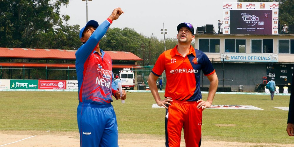 त्रिकोणात्मक टी–ट्वान्टी सिरिज : उपाधिका लागि नेपाल र नेदरल्यान्ड्स भिड्दै