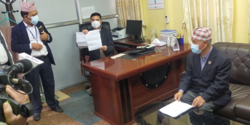 संसद सचिवालयलाई बुझायो माओवादी केन्द्रले सरकारलाई दिएको समर्थन फिर्ताको पत्र