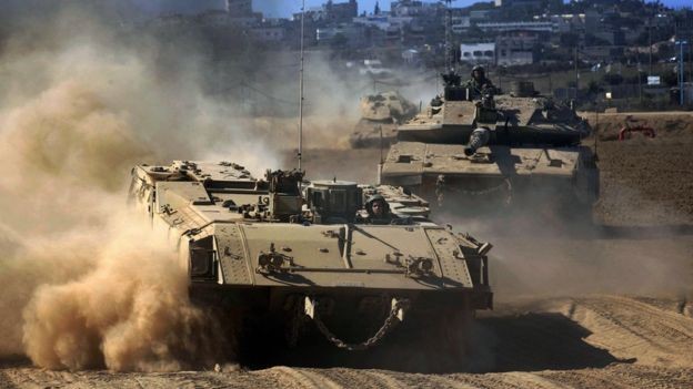 इजरायल र प्यालेष्टाइनबीचको हिंसात्मक गतिविधि उत्कर्षमा : गाजा पट्टीमा १३ तले भवन ध्वस्त, २८ को मृत्यु