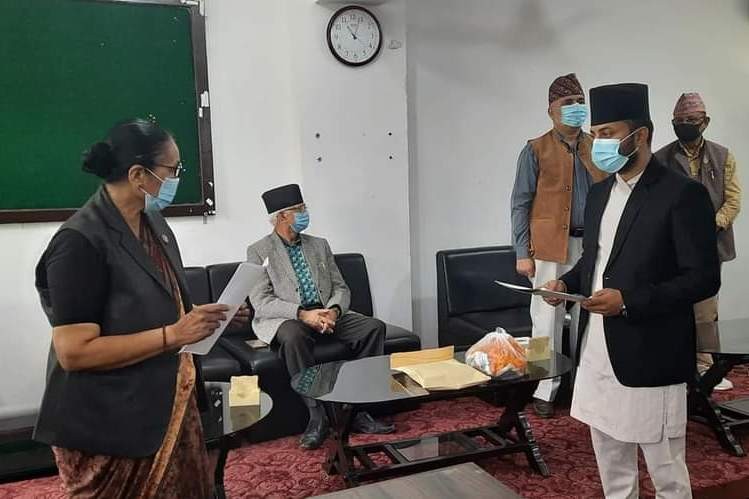 बागमती प्रदेशको युवा परिषद् उपाध्यक्षमा नियुक्त चौलागाईंले लिए शपथ