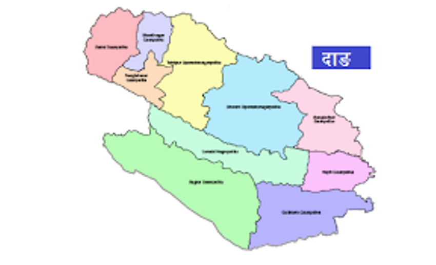 दाङका ४१ वडा बाढी र पहिरोको उच्च जोखिममा