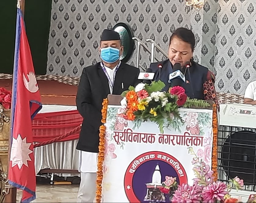 सूर्यविनायक नगरपालिकामा चालू आर्थिक बर्षको ११ महिनामा ६५.५ प्रतिशत रकम खर्च