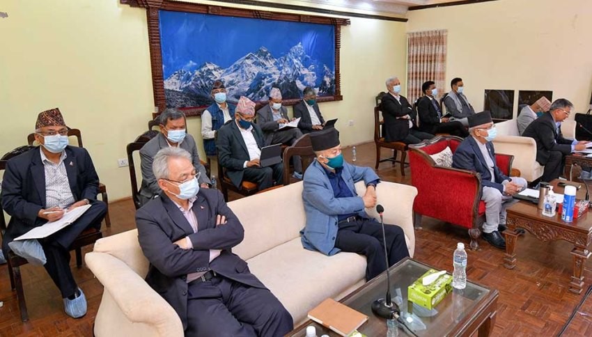 एमालेको महाधिवेशन आयोजक कमिटी खारेज,माधव पक्षमाथिको कारवाही निष्क्रिय