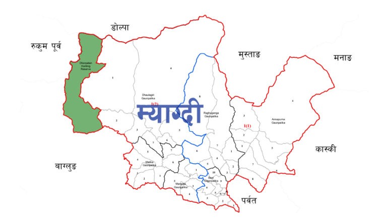 म्याग्दीमा पहिरोले घर बगायो : दुई जनाको मृत्यु, रातोढुङ्गाको बस्ती पहिरोको उच्च जोखिममा