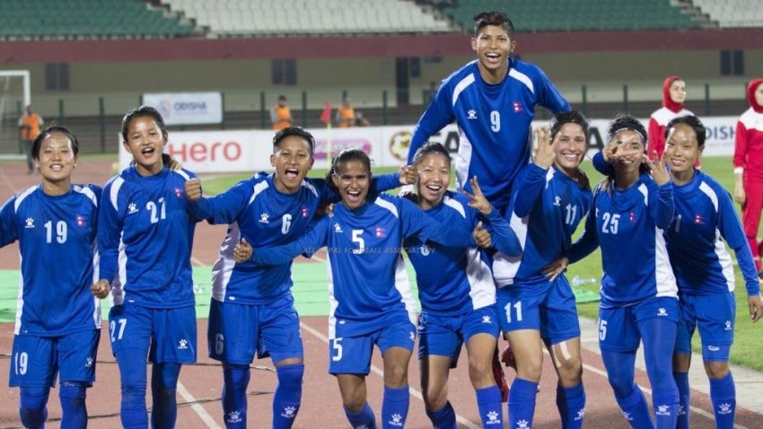 एसिया कप छनोटका लागि महिला फुटबलको प्रारम्भिक टोली घोषणा