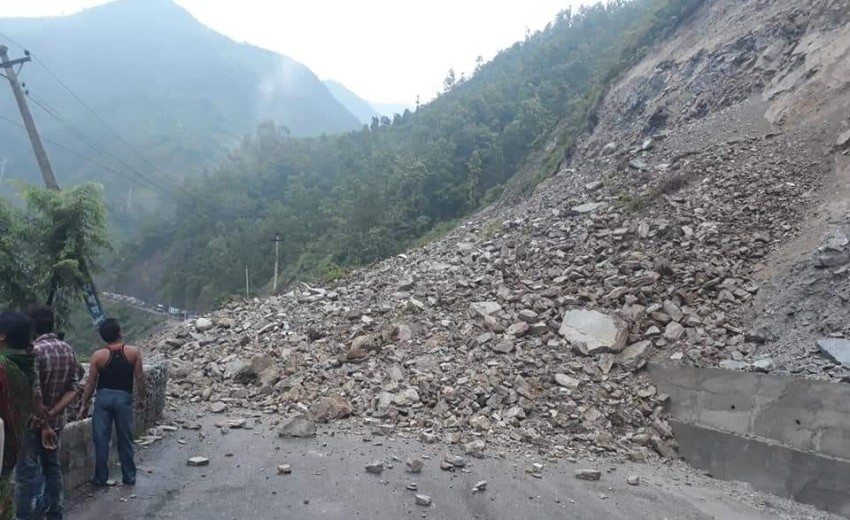 नारायणगढ–मुग्लिङ सडक खण्ड फेरि बन्द