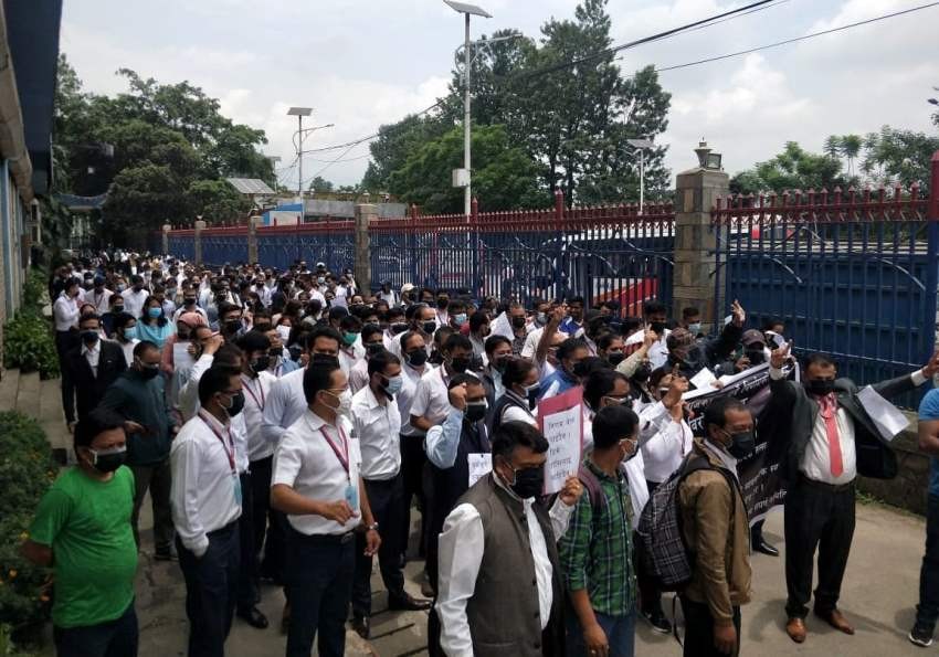 वायुसेवा निगममा कर्मचारी आज पनि आन्दोलनमा
