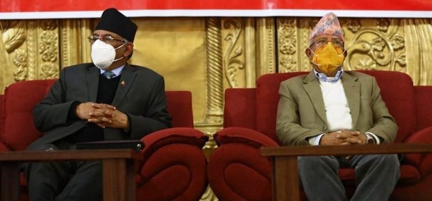 प्रचण्ड र माधव नेपालवीच भेटवार्ता