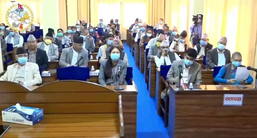 अनिश्चितकालसम्मका लागि स्थगित भयो बागमती प्रदेशसभा बैठक