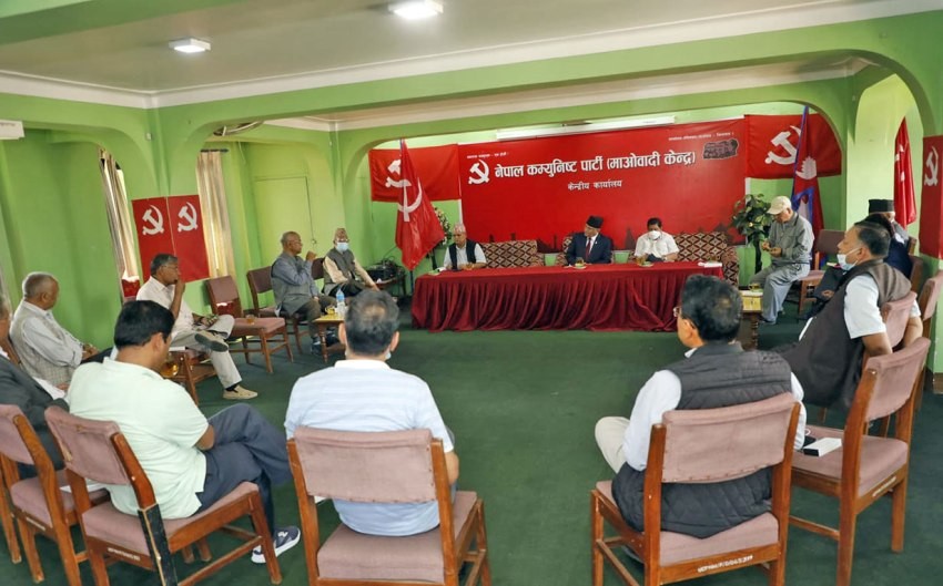 उच्चस्तरीय राजनीतिक संयन्त्र बनाउने माओवादी केन्द्रको प्रस्ताव