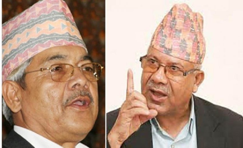 एमाले वरिष्ठ नेता नेपाल र उपाध्यक्ष गौतमवीच भेटवार्ता