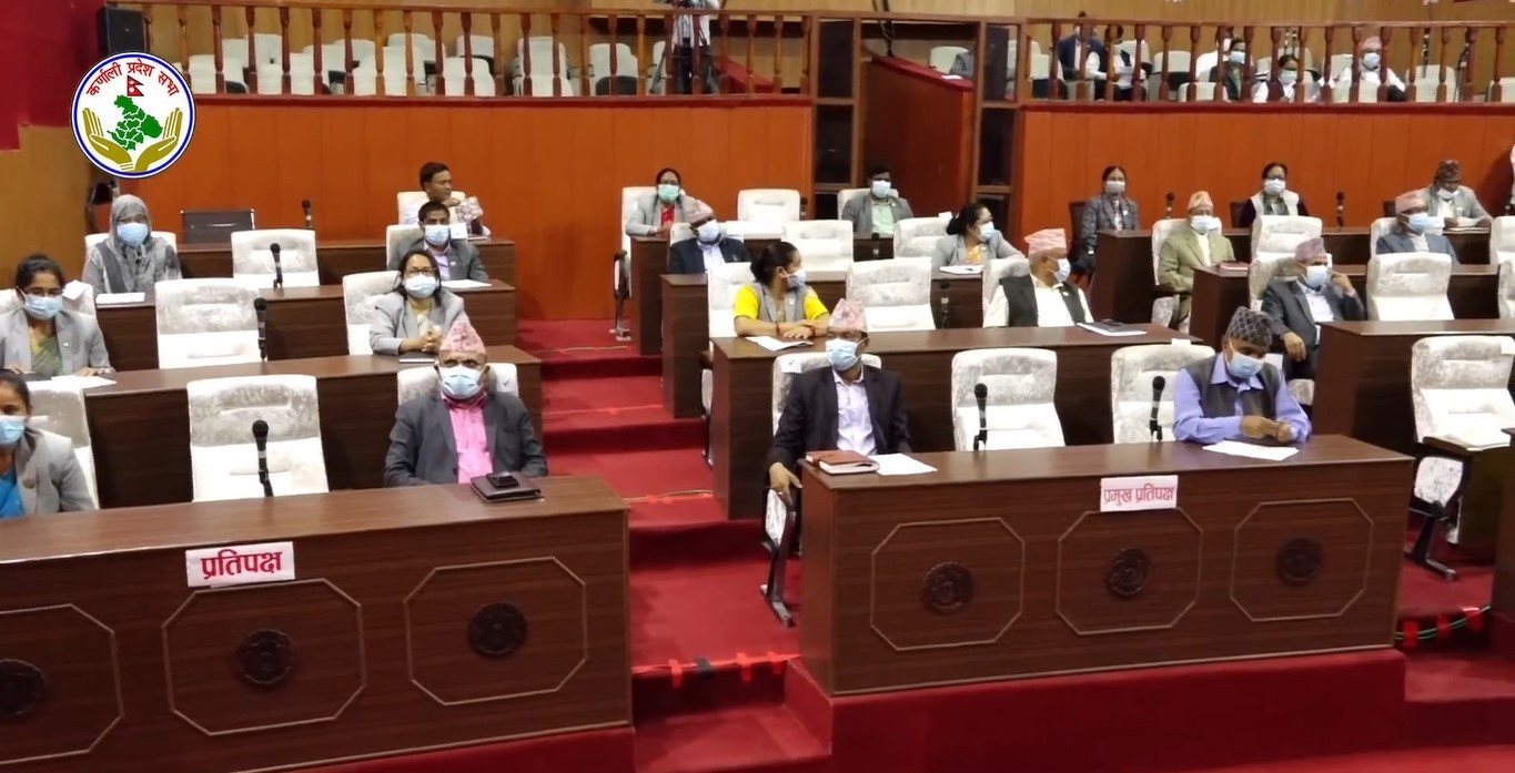 कर्णाली प्रदेशसभाको बजेट अधिवेशन मध्यरातमा अन्त्य