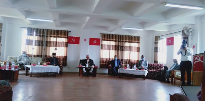 एमाले स्थायी कमिटी बैठक सुरु