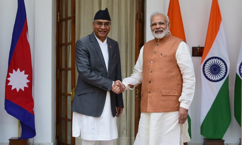 भारतीय प्रधानमन्त्री नरेन्द्र मोदी लुम्बिनीमा