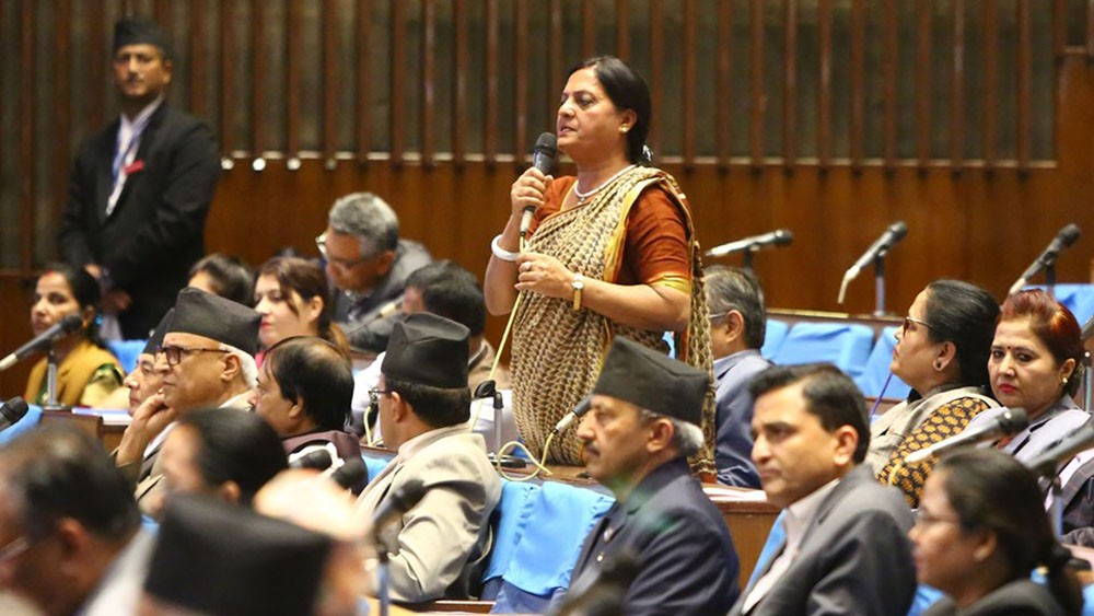 एमाले सत्ता बाहिर गएको कुण्ठाबाट  मुक्त हुन सकेन : कांग्रेस सचेतक भुसाल