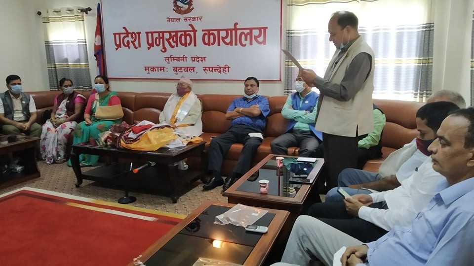 लुम्बिनीमा नँया सरकार गठन गर्न विपक्षी दलको माग