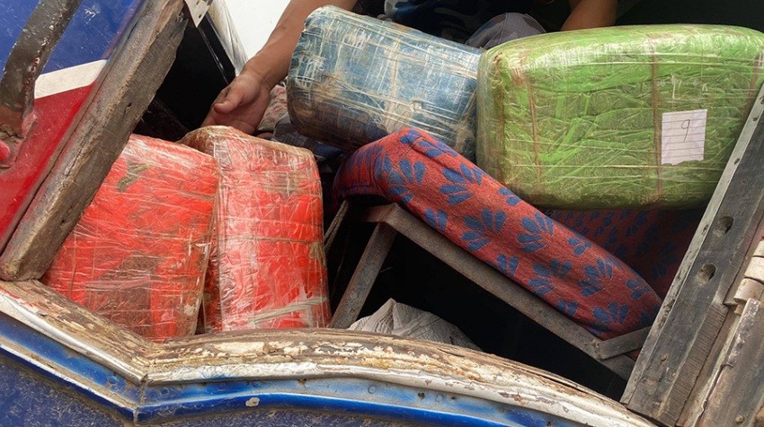 वीरगञ्जमा  २१ किलो गाँजा बरामद