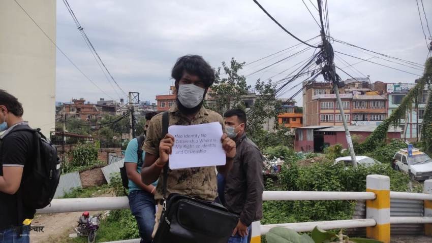 नागरिकता विधेयक पारितको माग गर्दै धर्ना र प्रदर्शनको तयारीमा रहेका युवालाई प्रहरीले लखेट्यो