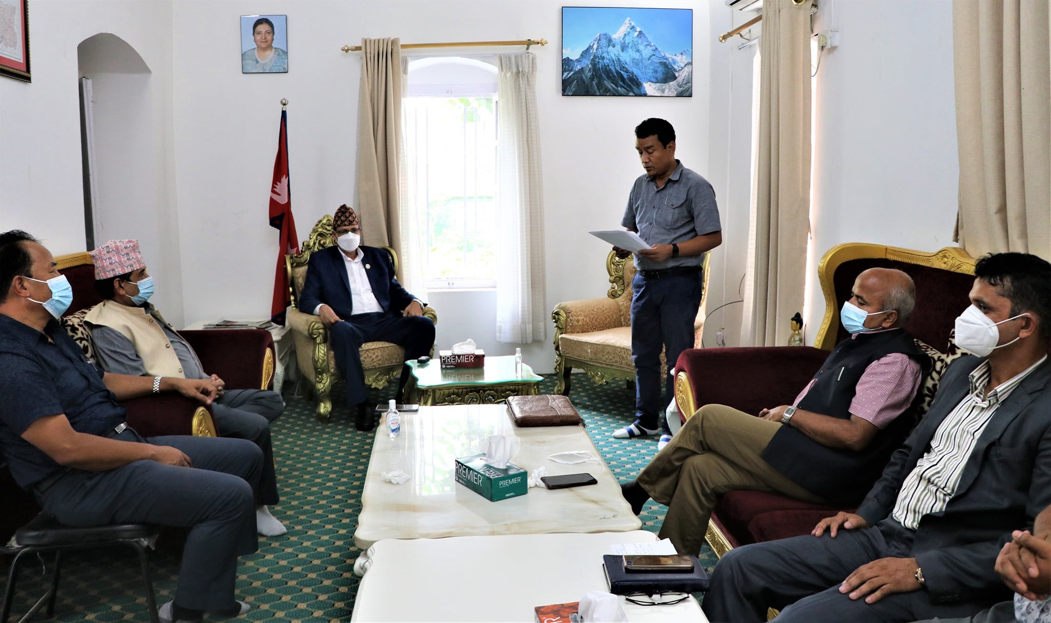 विपद् व्यवस्थापन सर्वपक्षीय समितिले बुझायो सभामुखलाई ध्यानाकर्षणपत्र