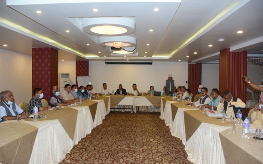 कांग्रेस संस्थापन इतर जिल्ला सभापतिको भेला काठमाडौंमा जारी