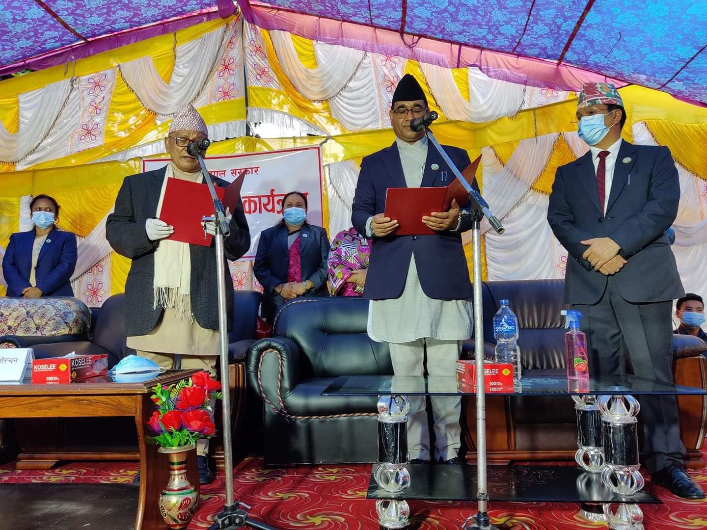 लुम्बिनीका नवनियुक्त मुख्यमन्त्री केसीले लिए पद तथा गोपनीयताको शपथ