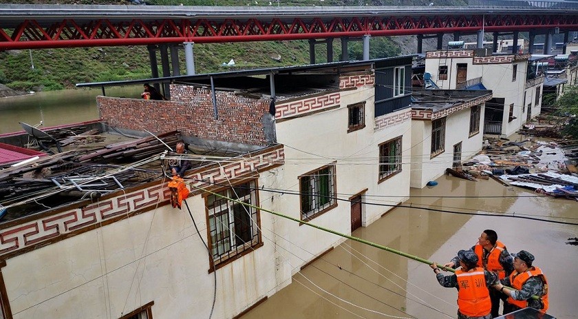 वर्षाका कारण चीनमा थप २१ को मृत्यु, चार बेपत्ता