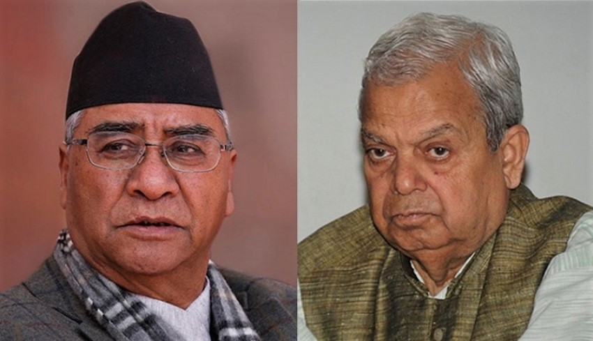 प्रधानमन्त्री देउवा र जसपा ठाकुरपक्षका नेताबीच छलफल