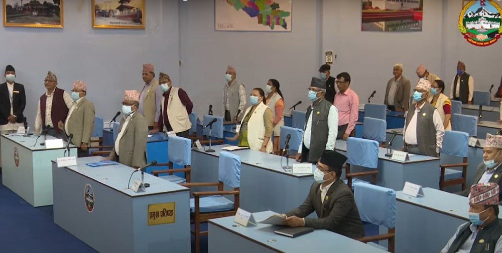 एमालेले अवरोध गरेपछि लुम्बिनी प्रदेश सभा बैठक स्थगित