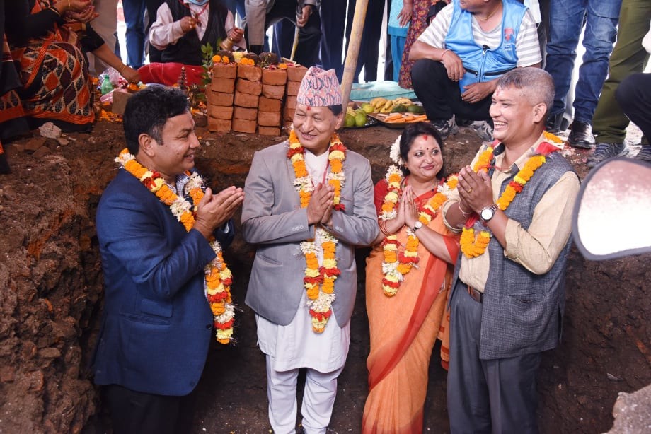 महानगरको ५ करोड अनुदानमा छत्रपाटी निःशुल्क चिकित्सालयको नयाँ भवन शिलान्यास