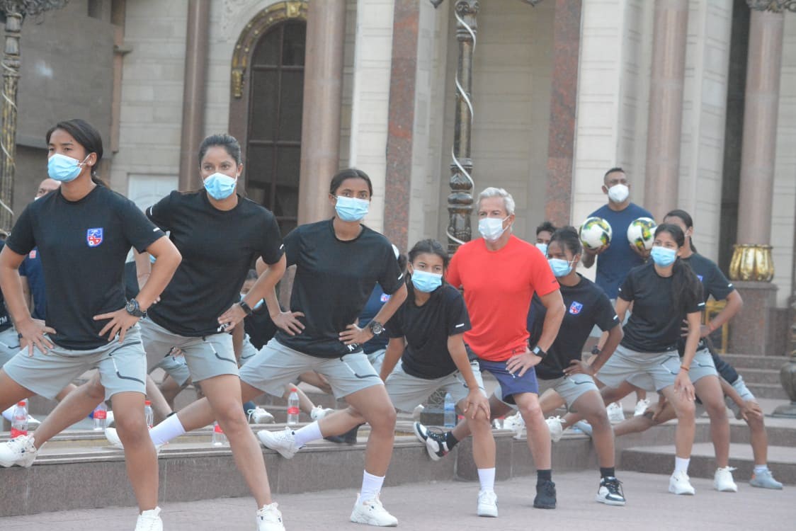 उज्वेकिस्तान पुगेको टिम प्रशिक्षणको तयारीमा