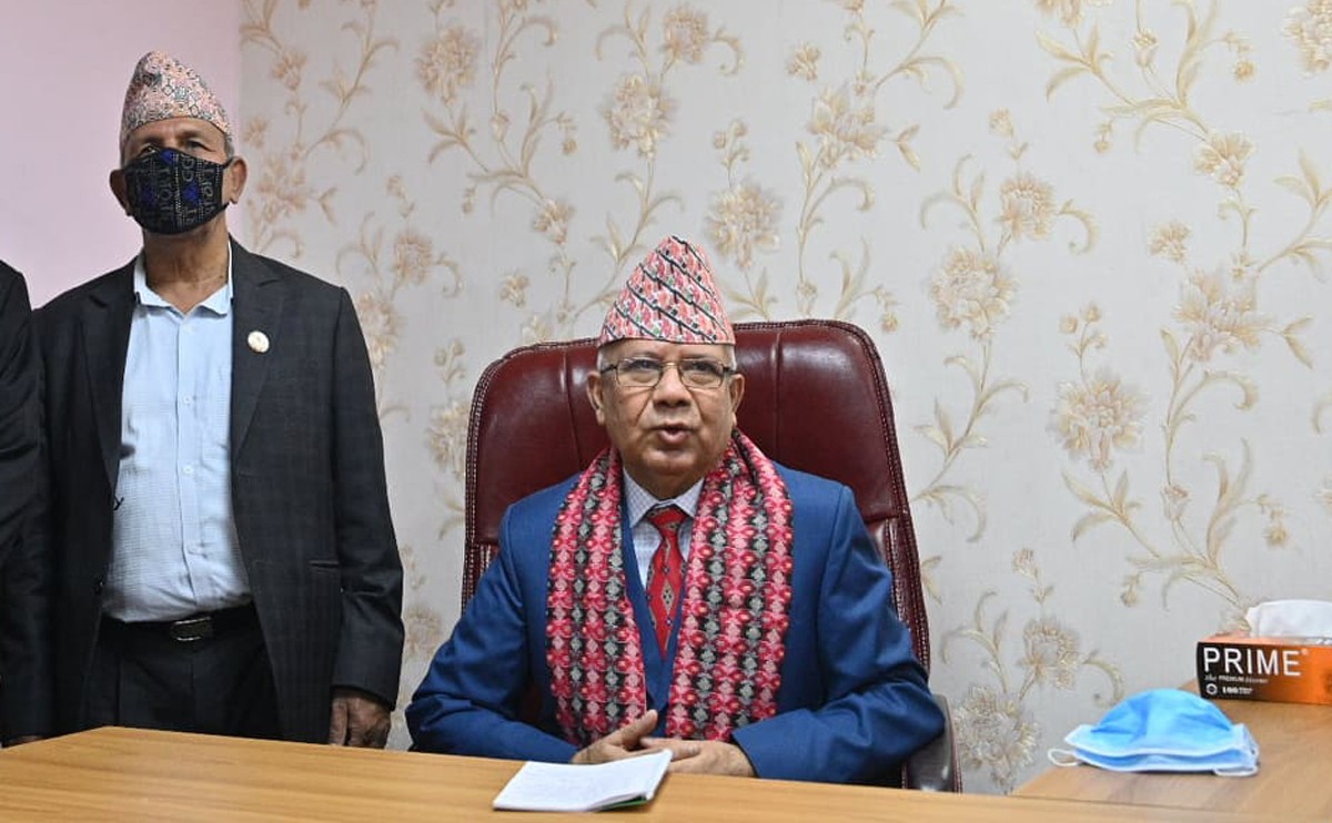 प्रदेश १ र बागमती सरकारको नेतृत्वमा हाम्रो दाबी छः माधव नेपाल